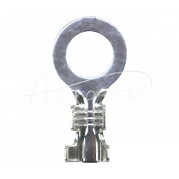 100 vnt - Alavuotas kilpinis antgalis M8 8,4x13,8 2,5-6,0 0,65 L26,5/L19,7 ELMOT nurodyta - M8-0-2.5K