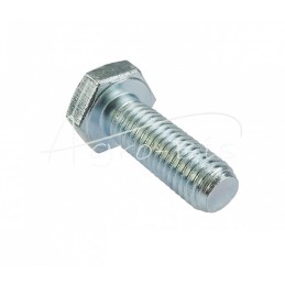 100 vnt - Šešiakampė galvutė, pilnas sriegis, M10x30, 8.8 klasė, DIN933, baltai cinkuotas - HAN00660