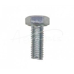 100 vnt - Šešiakampė galvutė, pilnas sriegis, M8x20, 8.8 klasė, DIN933, baltai cinkuotas - M8x20 DIN933