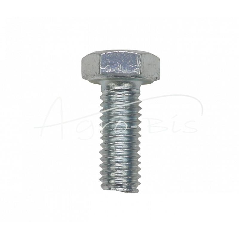 100 vnt - Šešiakampė galvutė, pilnas sriegis, M8x20, 8.8 klasė, DIN933, baltai cinkuotas - M8x20 DIN933