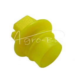 100 vnt - Plastikinis dangtelio kamštis su išoriniu sriegiu M12x1.5 geltonas - KOR-12GZ-N/1,5