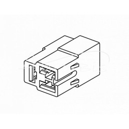 100 vnt - ONP MC 6.3 V2 3P „T“ jungties korpusas ELMOT - OK-2