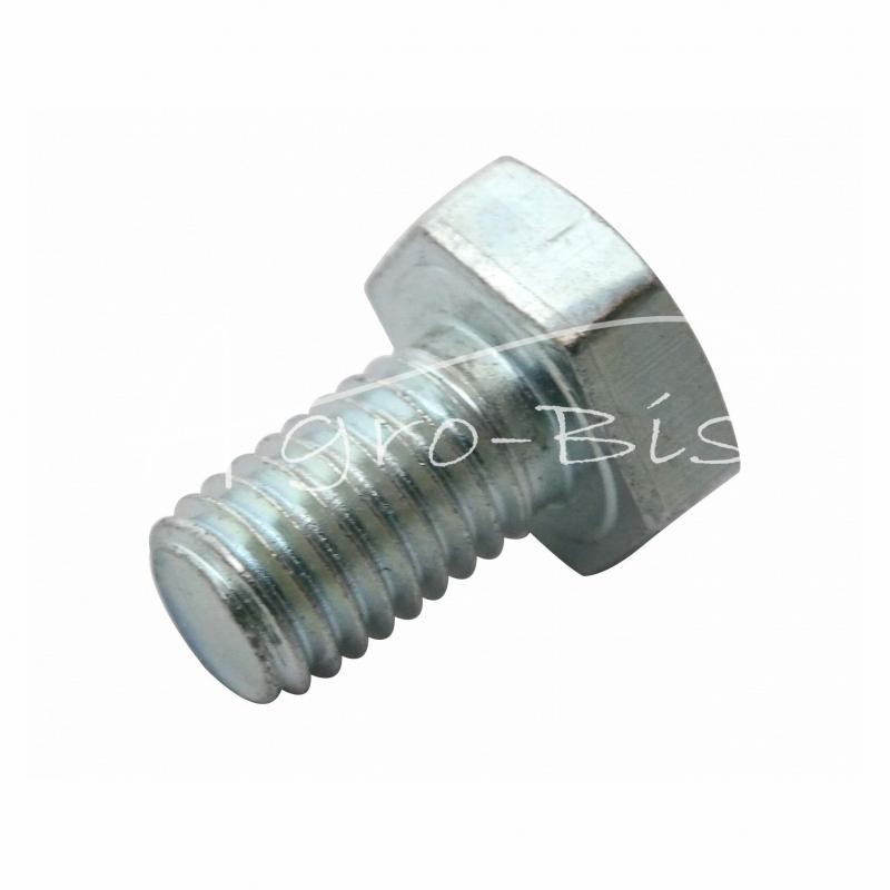 100 vnt - Šešiakampė galvutė, pilnas sriegis, M10x16, 5.8 klasė, DIN933, baltai cinkuotas - 5421061/8