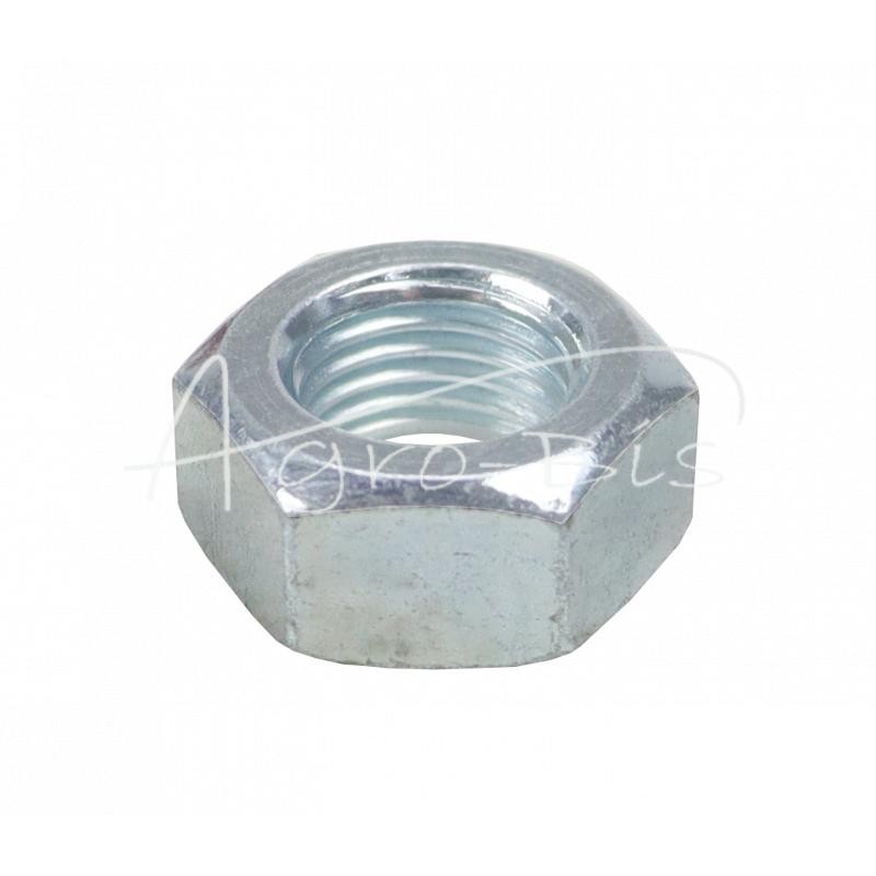 100 vnt - Šešiakampė veržlė M14x1.5 8 klasė DIN934 smulkaus žingsnio baltai cinkuota - galvutė Ursus C-385 5423132/1 - 80005103