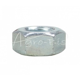 100 vnt - Šešiakampė veržlė M14x1.5 8 klasė DIN934 smulkaus žingsnio baltai cinkuota - galvutė Ursus C-385 5423132/1 - 80005103