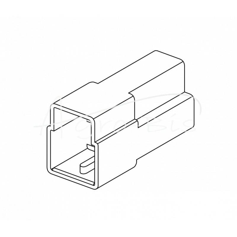 100 vnt - OWD MC 6.3 V2 3P „T“ jungties korpusas ELMOT - OWD-3P