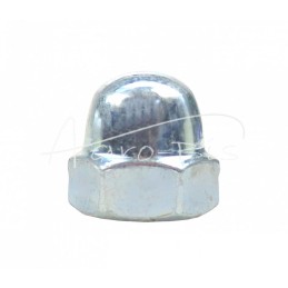 100 vnt - Veržlė M10 DIN1587, baltai cinkuota 5423120/1 - M10 DIN1587