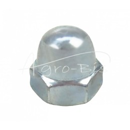 100 vnt - Veržlė M10 DIN1587, baltai cinkuota 5423120/1 - M10 DIN1587