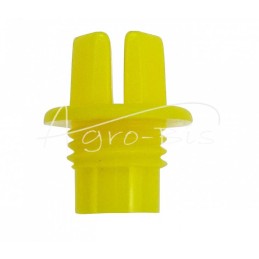 100 vnt - Plastikinis dangtelis su išoriniu sriegiu M8x1 geltonas - KOR-8GZ-N