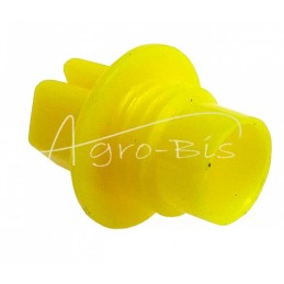 100 vnt - Plastikinis dangtelis su išoriniu sriegiu M8x1 geltonas - KOR-8GZ-N