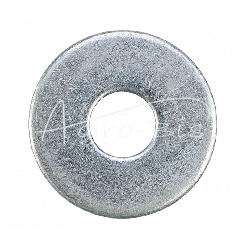 100 vnt - Didelė apvali poveržlė, 14x44x3 DIN9021, baltai cinkuota - 14x44x3