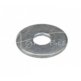 100 vnt - Didelė apvali poveržlė, 14x44x3 DIN9021, baltai cinkuota - 14x44x3