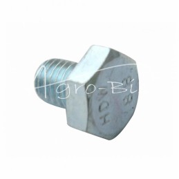 100 vnt - Šešiakampė galvutė, pilnas sriegis, M10x12, 8.8 klasė, DIN933, baltai cinkuotas - 5421100/8