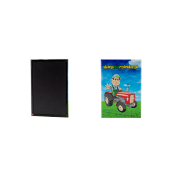 20 x Vertikalus magnetinis logotipas shopFARMER pieva 78x53mm