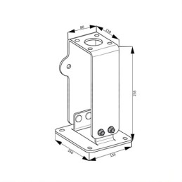 „Orbitrol“ atraminis laikiklis, skirtas „Ursus C-330“