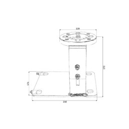 Vladimir T-25 vairo stiprintuvo orbitrolinis laikiklis