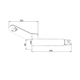 Orbitrol laikiklis su vairo velenu Ursus C-385
