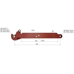 Ursus C-385 CBM kat. 3 šoniniai strypai I: 950 G: 35