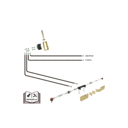 ZETOR 5011–7011 „Hydroleader“ vairo stiprintuvas su „Orbitrol“ – ant ašies pritvirtintu cilindru su dvigubu stūmokliu, išsikišus