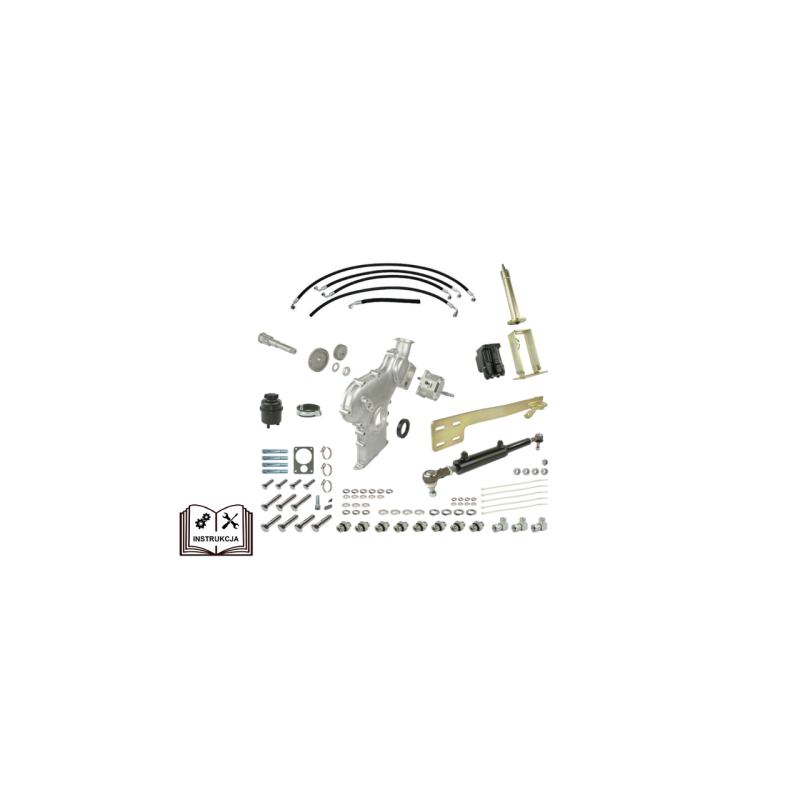 C-360 vairo stiprintuvas - šoninė pavara, laiko pavara su sustiprintu siurbliu