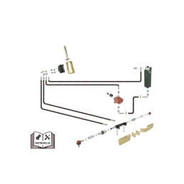 ZETOR 5011–7011 vairo stiprintuvas su „Hydroleader Orbitrol“ – ant ašies montuojamas cilindras su dvigubu stūmokliniu kotu, išsi