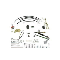 Vairo stiprintuvas C-330 - pavara, sumontuota ant apvalios ašies, varoma skriemulio (vietoj kompresoriaus)