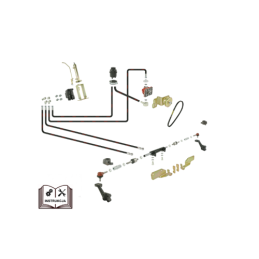 C-330 vairo stiprintuvas su „Hydrolider Orbitrol“ – prie ašies pritvirtintas pavaros mechanizmas su dvigubu stūmokliniu kotu, iš