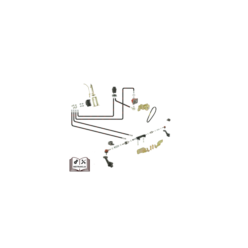 C-330 vairo stiprintuvas su „Hydrolider Orbitrol“ – prie ašies pritvirtintas pavaros mechanizmas su dvigubu stūmokliniu kotu, iš