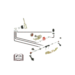 C-360 vairo stiprintuvas su „Hydrolider Orbitrol“ - prie ašies pritvirtinta pavara su dvigubu stūmokliniu kotu, ištraukiamu iš a