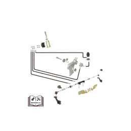 C-360 vairo stiprintuvas su „Hydrolider Orbitrol“ - prie ašies pritvirtinta pavara su dvigubu stūmokliniu kotu, ištraukiamu iš a