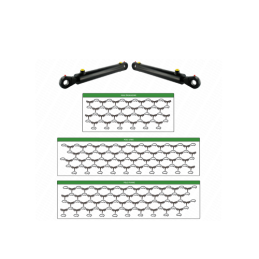 8 metrų 4 eilių hidraulinis vilkimo komplektas