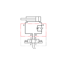SHQ-014 atbulinis droselio sluoksnio vožtuvas CETOP 3 NG6 kolektoriams