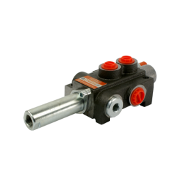 1 sekcijos hidraulinis skirstytuvas, 40 l/min., valdomas trosais ir vairasvirtėmis