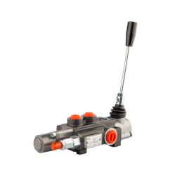 Hidraulinis skirstytuvas, 1 sekcija, 40L, su vienpusiu galiniu fiksatoriumi