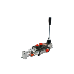 1 sekcijos hidraulinis skirstytuvas 40 l/min., valdomas pneumatiškai arba svirtimi