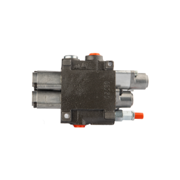 Hidraulinis skirstytuvas, 2 sekcijų, 40L, viena sekcija su fiksatoriumi, viena kryptimi į priekį