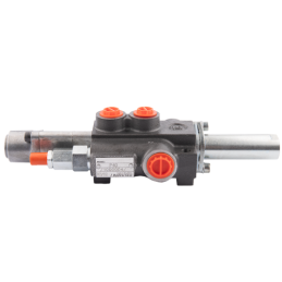 1 sekcijos hidraulinis skirstytuvas 40L su plūduriuojančia sekcija, valdomas trosu arba strypu