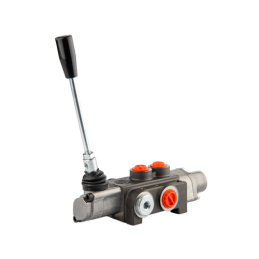 Hidraulinis skirstytuvas, 1 sekcija, 40L, su vienpusiu galiniu fiksatoriumi