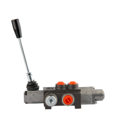 Hidraulinis skirstytuvas, 1 sekcija, 40L, su vienpusiu galiniu fiksatoriumi