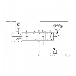 1 sekcijos hidraulinis skirstytuvas 80 l/min. su akceleratoriumi, originalus malkų skaldymui