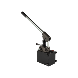 Dvigubo veikimo hidraulinis rankinis siurblys 25 cm3 su 1 l baku