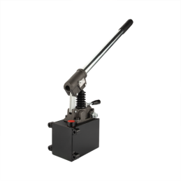 Dvigubo veikimo hidraulinis rankinis siurblys 25 cm3 su 1 l baku