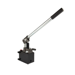 Dvigubo veikimo hidraulinis rankinis siurblys 25 cm3 su 1 l baku