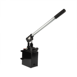 Vienpusis hidraulinis rankinis siurblys 12 cm3 su 2 l baku