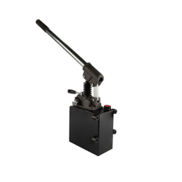 Dvigubo veikimo hidraulinis rankinis siurblys 25 cm3 su 2 l baku