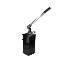 Dvigubo veikimo hidraulinis rankinis siurblys 25 cm3 su 10 l baku