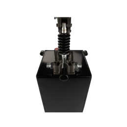 Dvigubo veikimo hidraulinis rankinis siurblys 25 cm3 su 10 l baku