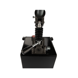 Dvigubo veikimo hidraulinis rankinis siurblys 25 cm3 su 10 l baku