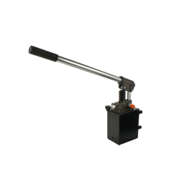 Vienpusis hidraulinis rankinis siurblys 12 cm3 su 5 l baku