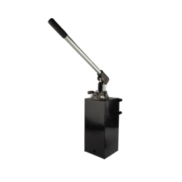 Dvigubo veikimo hidraulinis rankinis siurblys 12 cm3 su 10 l baku